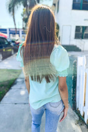 Elegant You Lilac Notched Neck Smocked Short Sleeve Blouse | 07-01-25 Summer Sale Daverri Fashions