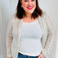 Be Your Own Star Silver Sequin Open Blazer - DAVERRI FASHIONS