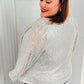 Be Your Own Star Silver Sequin Open Blazer - DAVERRI FASHIONS