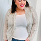 Be Your Own Star Silver Sequin Open Blazer - DAVERRI FASHIONS