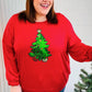 More The Merrier Red Sequin Christmas Tree Hacci Top - DAVERRI FASHIONS