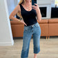 Hayes High Rise Wide Leg Crop Jeans - DAVERRI FASHIONS