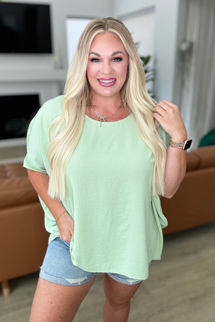 Feels Like Me Dolman Sleeve Top in Sage Shirts & Tops