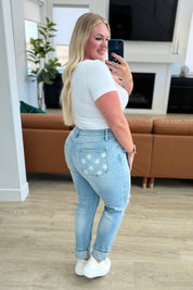 Sam Mid Rise Star Pocket Boyfriend Jeans Bottoms