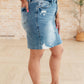 Judy Blue Plus Size High Rise Denim Skirt Denim Skirts