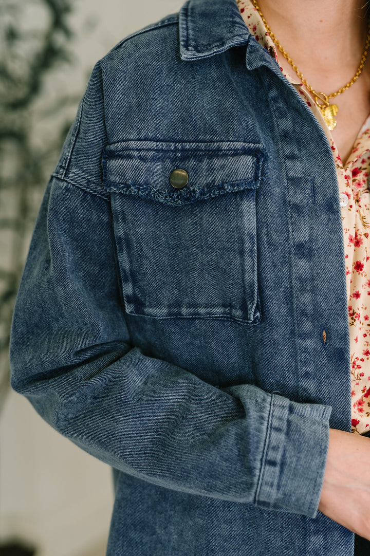 Heyson Mineral Washed Shacket | Shackets Daverri Fashions
