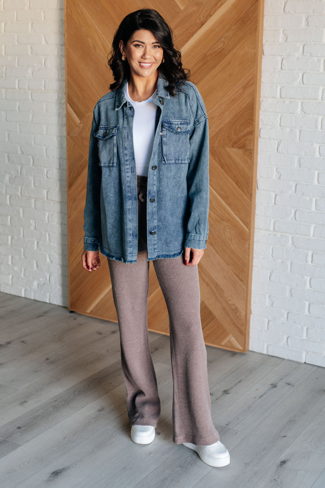 Heyson Mineral Washed Shacket | Shackets Daverri Fashions
