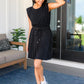 Just a Flirt Pleated Skirt in Black Skirts