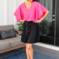 Just a Flirt Pleated Skirt in Black Skirts