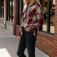Kori America Button-Up Plaid Flannel Shirt - DAVERRI FASHIONS