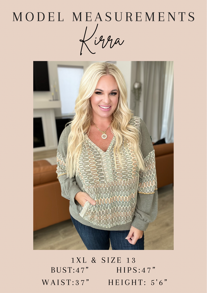 Classic Comfort V-Neck Top in Kelly Green Tops