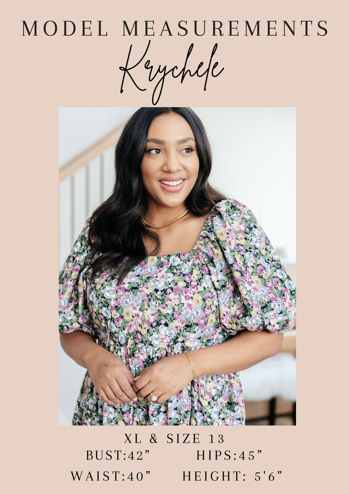 Dreamer Peplum Top in Royal and Red Abstract Tops