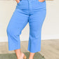 Lisa High Rise Control Top Wide Leg Crop Jeans in Sky Blue Sky Blue Jeans