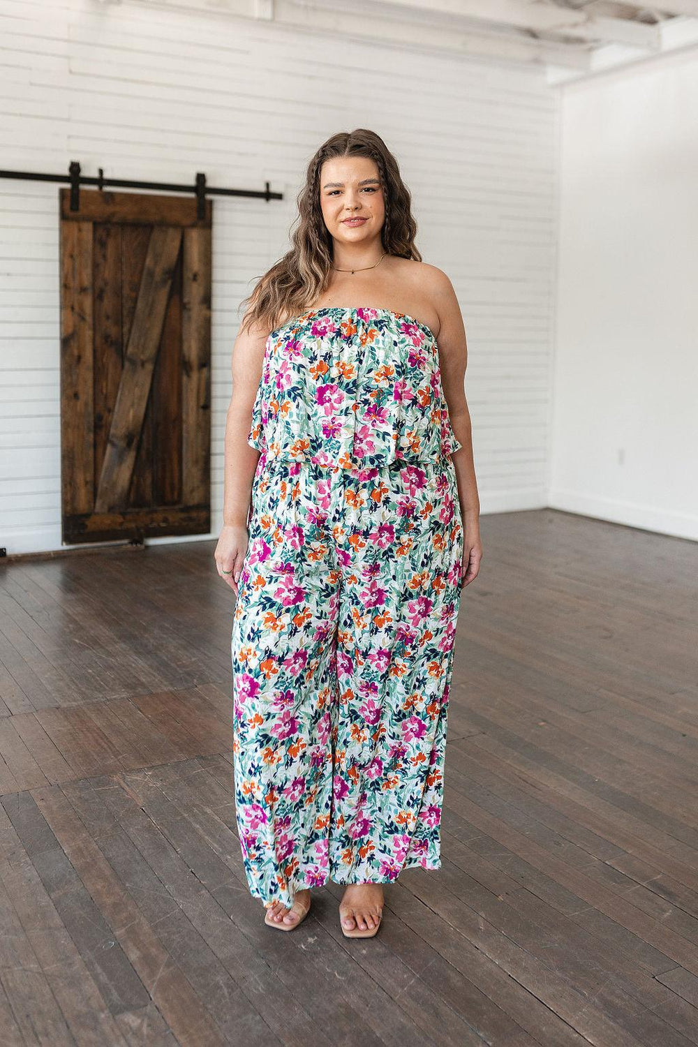 Life of the Party Floral Jumpsuit in Green Jumpsuits