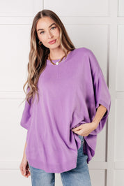 Lilac Whisper Dolman Sleeve Top Tops