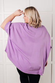 Lilac Whisper Dolman Sleeve Top Tops