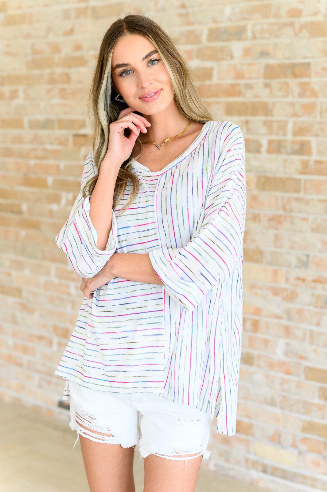 Love The Passion Drop Shoulder Top Shirts & Tops