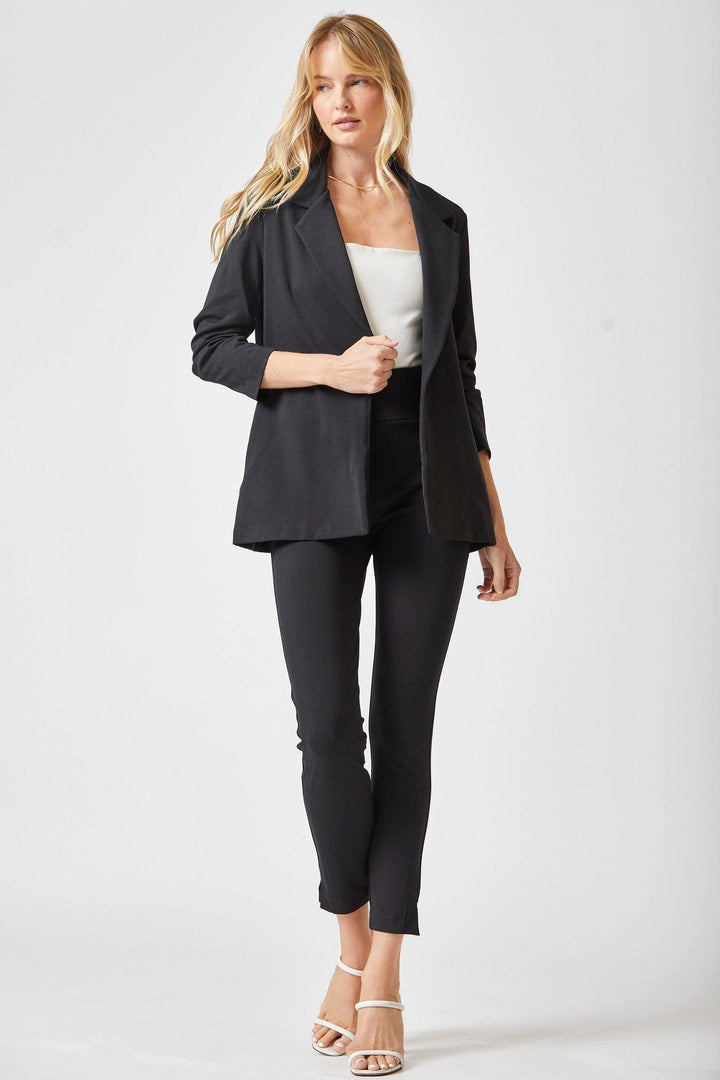 Three Quarter Sleeve Blazer Blazers