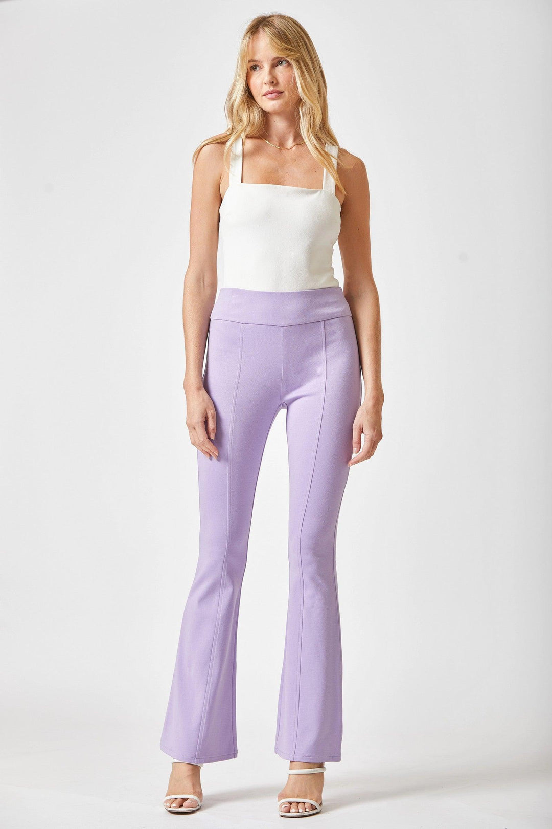 Magic Ponte Knit Flare Pants Pants