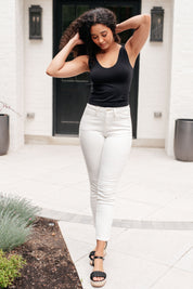 Full Size Mid Rise Braided Side Seam Relaxed Jeans | Jeans Daverri Fashions