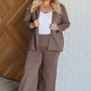 Magic Wide Leg Crop Pants in Dark Mocha Bottoms