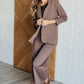 Magic Wide Leg Crop Pants in Dark Mocha Bottoms