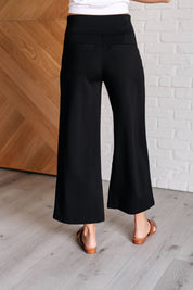 Magic Wide Leg Crop Pants in Black Bottoms