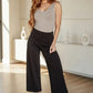 Dear Scarlett Chocolate Wide Leg Crop Pants - DAVERRI FASHIONS