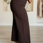 Dear Scarlett Chocolate Wide Leg Crop Pants - DAVERRI FASHIONS