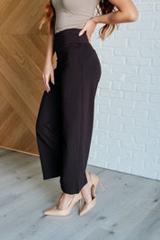 Magic Wide Leg Crop Pants in Chocolate Bottoms