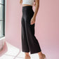 Dear Scarlett Chocolate Wide Leg Crop Pants - DAVERRI FASHIONS