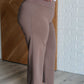 Magic Wide Leg Crop Pants in Dark Mocha Bottoms
