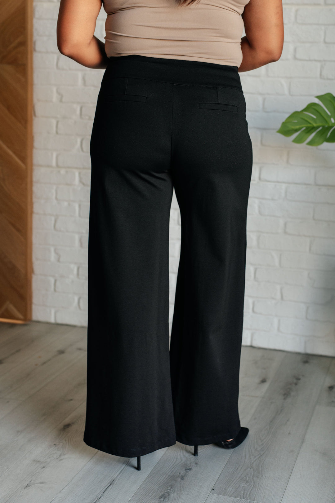 Magic Wide Leg Pants in Black Bottoms