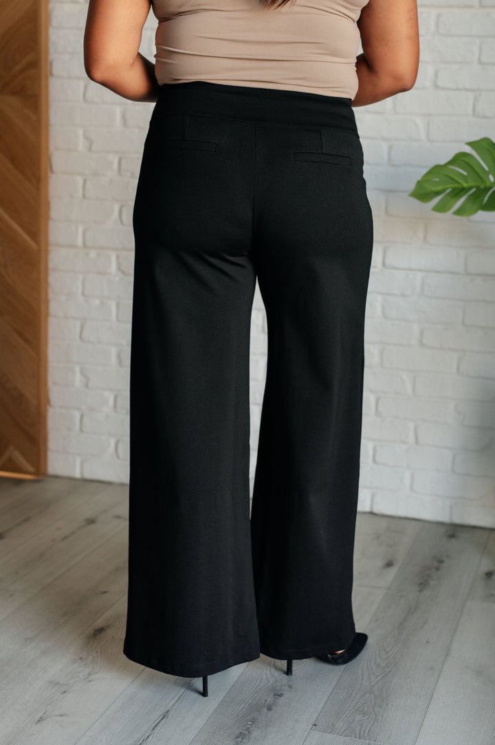 Magic Wide Leg Pants in Black Bottoms