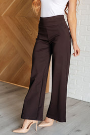 Magic Wide Leg Pants in Chocolate Bottoms