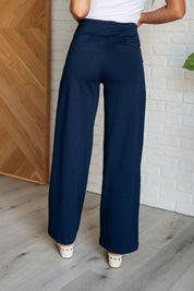 Magic Wide Leg Pants in Navy Bottoms