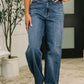 Marie high waist Wilhelmina baggy jeans in blue denim wide-leg cut