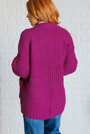 Maybe Monday Cardigan in Berry Layers