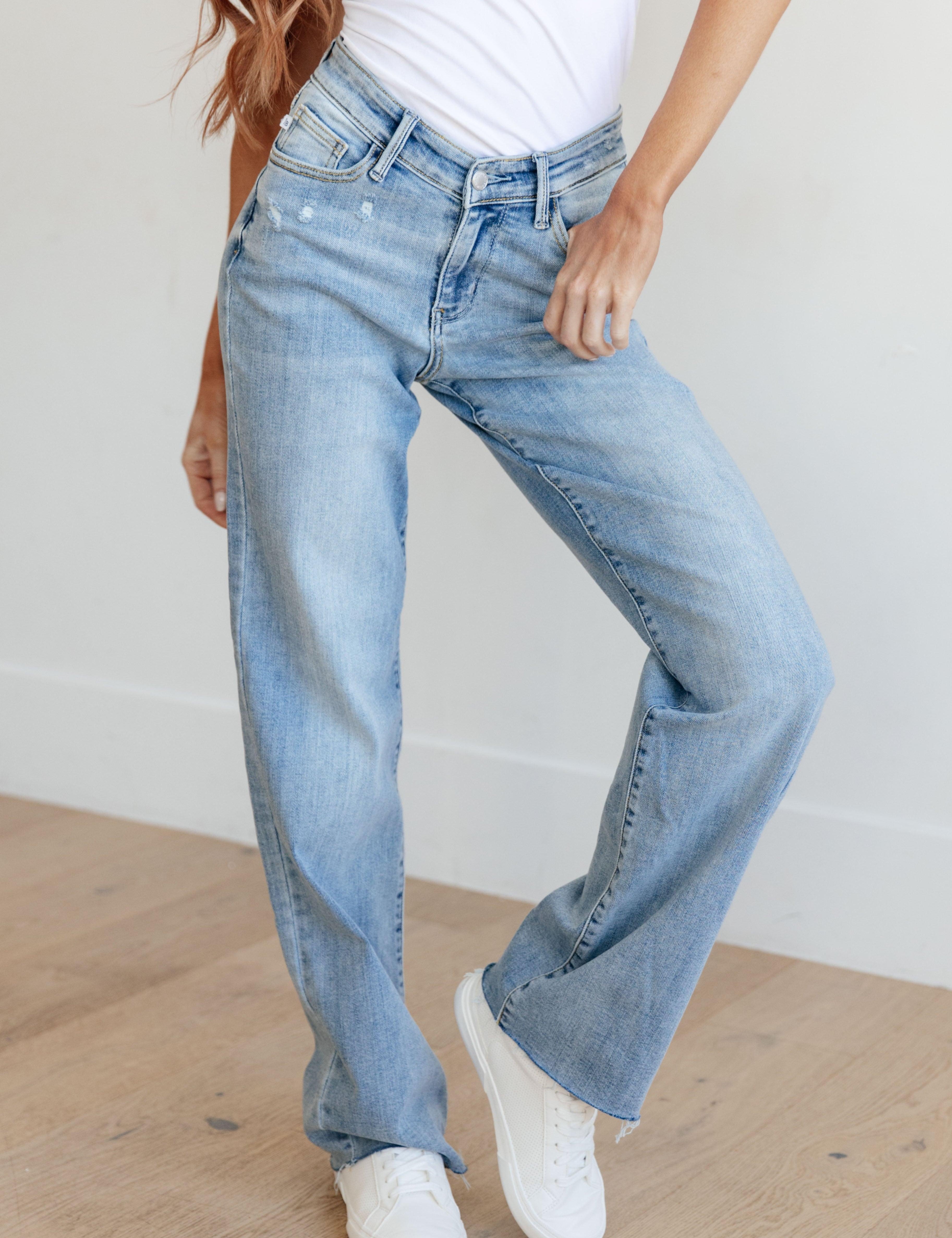 Judy Blue High Rise Straight Leg Jeans Jeans