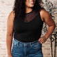 Mesh V-Neck Bodysuit Plus Size Bodysuits