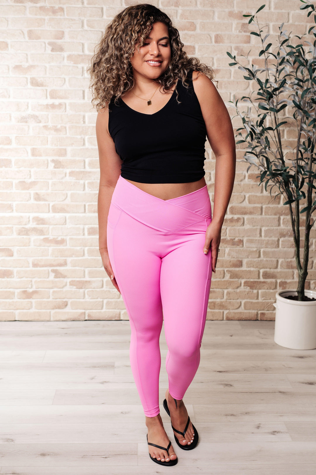 Molly Max Sculpt Leggings Pink Athleisure Pants