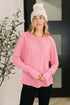 Nice to Each Other Raglan Sleeve Top in Fuchsia - DAVERRI FASHIONS