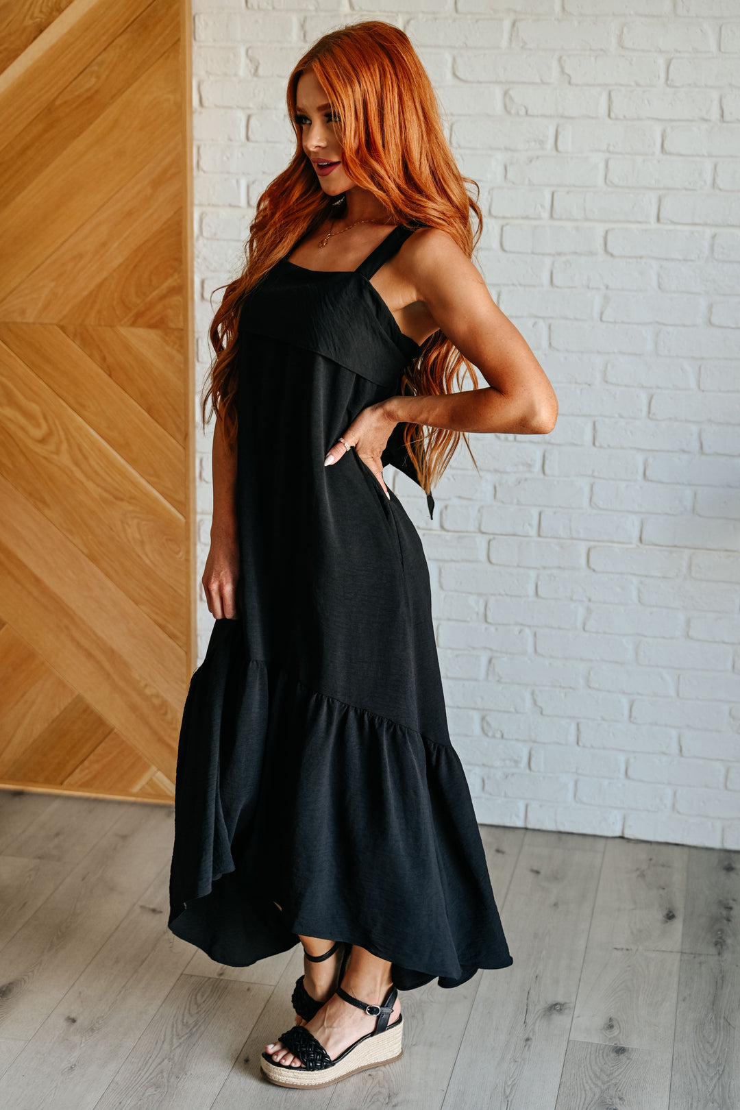 Nightlife Tie Back Maxi Dress Maxi Dresses