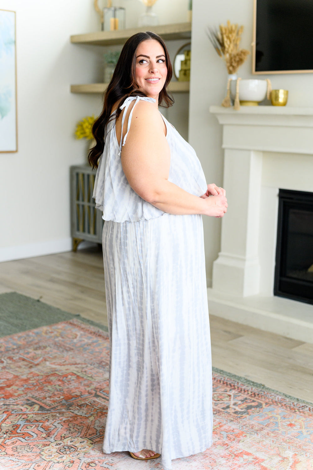 Lovely Melody No More Grey Skies Maxi Dress Dresses