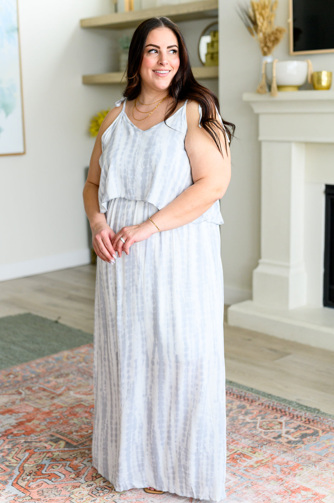 Lovely Melody No More Grey Skies Maxi Dress Dresses