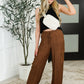 Brown Straight Leg Cargo Pants Cargo Pants