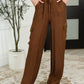 Brown Straight Leg Cargo Pants Cargo Pants
