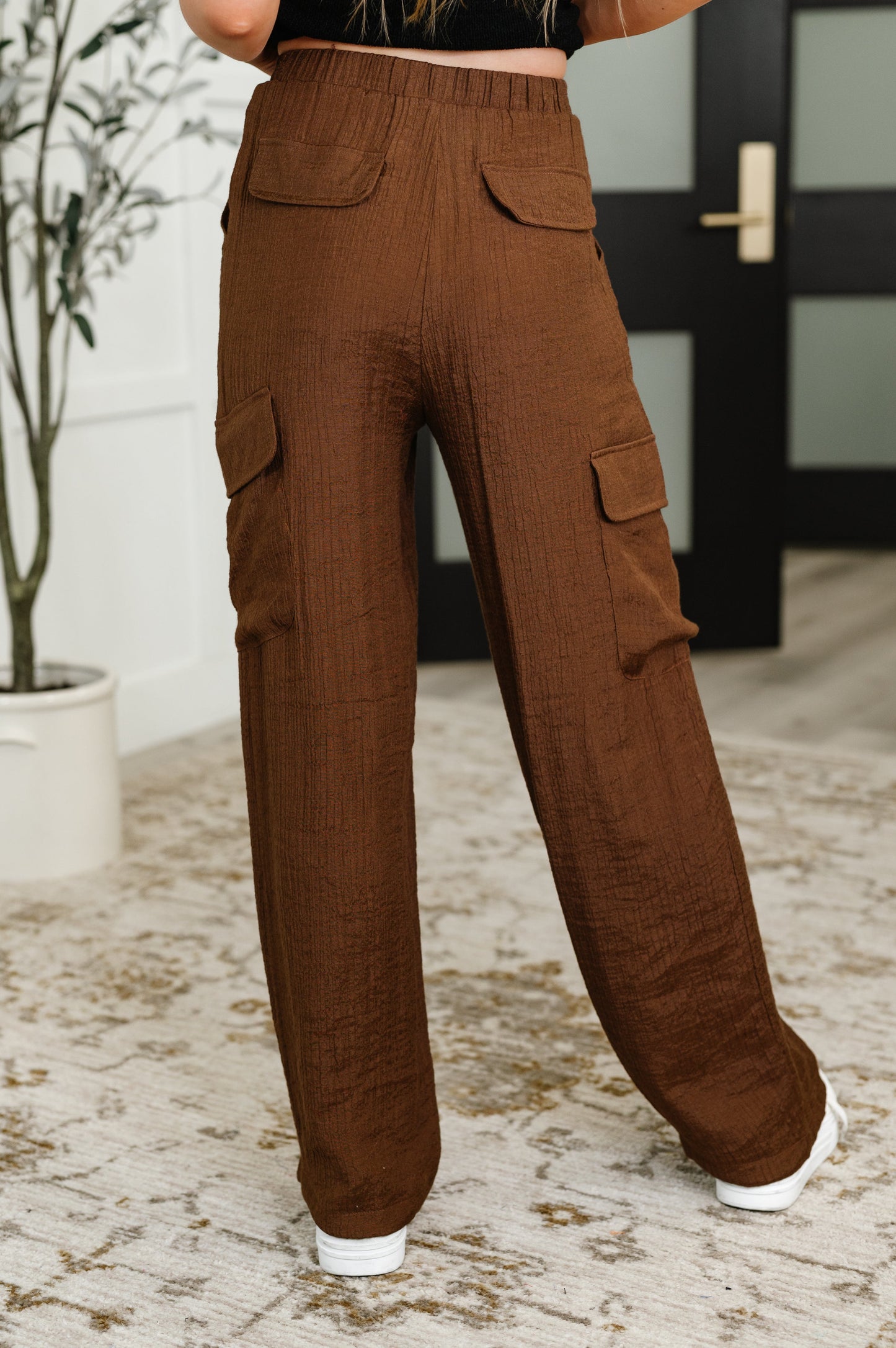 Brown Straight Leg Cargo Pants Cargo Pants