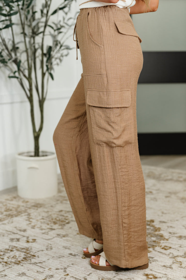 Tan Straight Leg Cargo Pants Cargo Pants