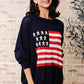 Oh Say Can You See Lightweight Pullover XL Tops